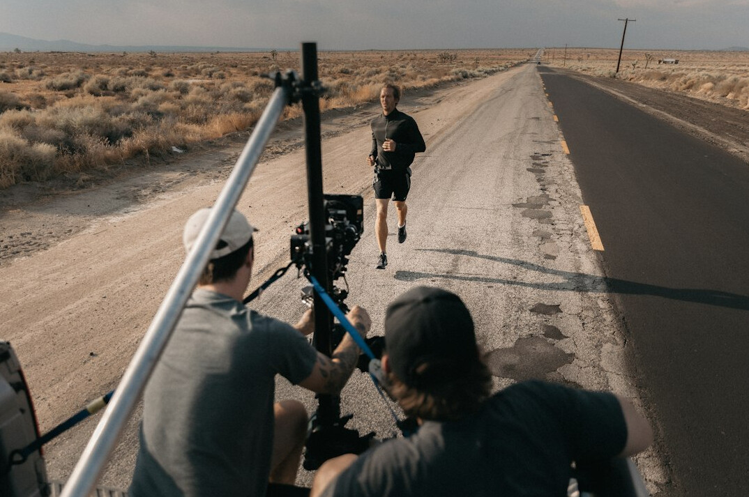 filmmaker directing scene