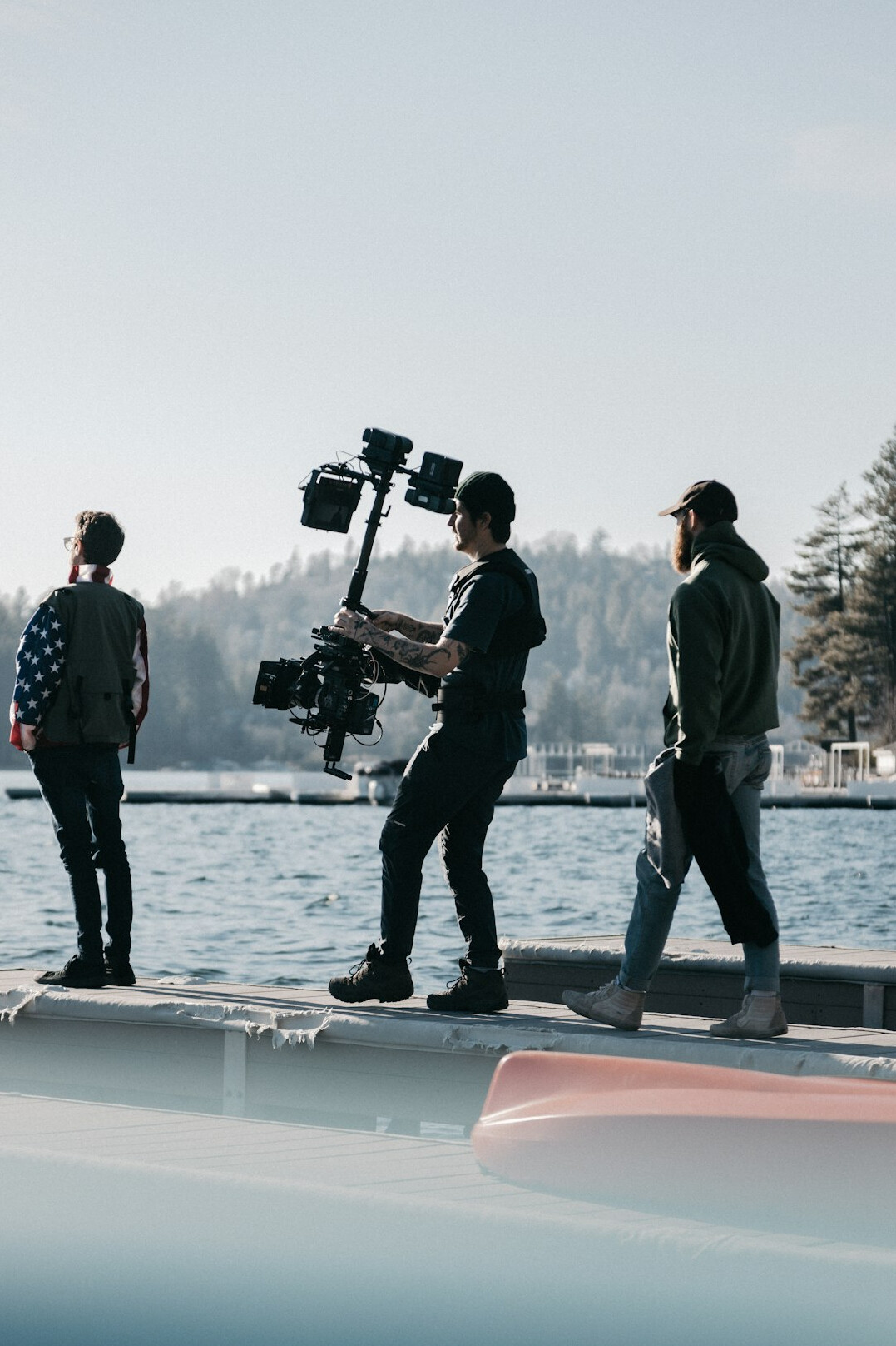 filmmaker directing scene