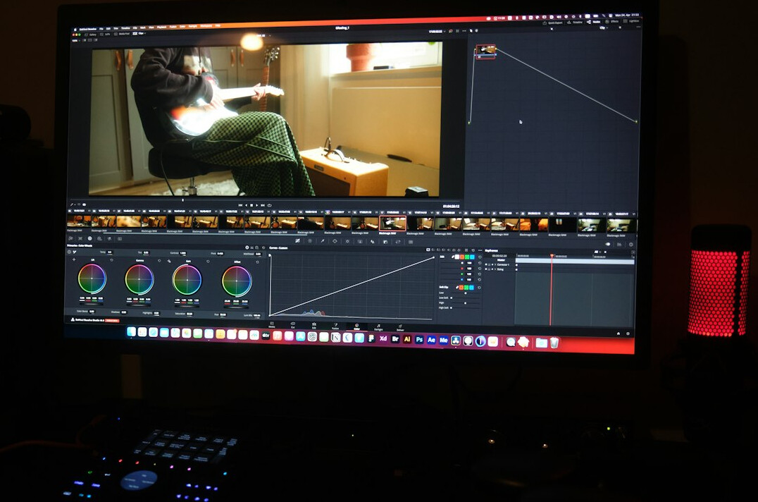color grading video