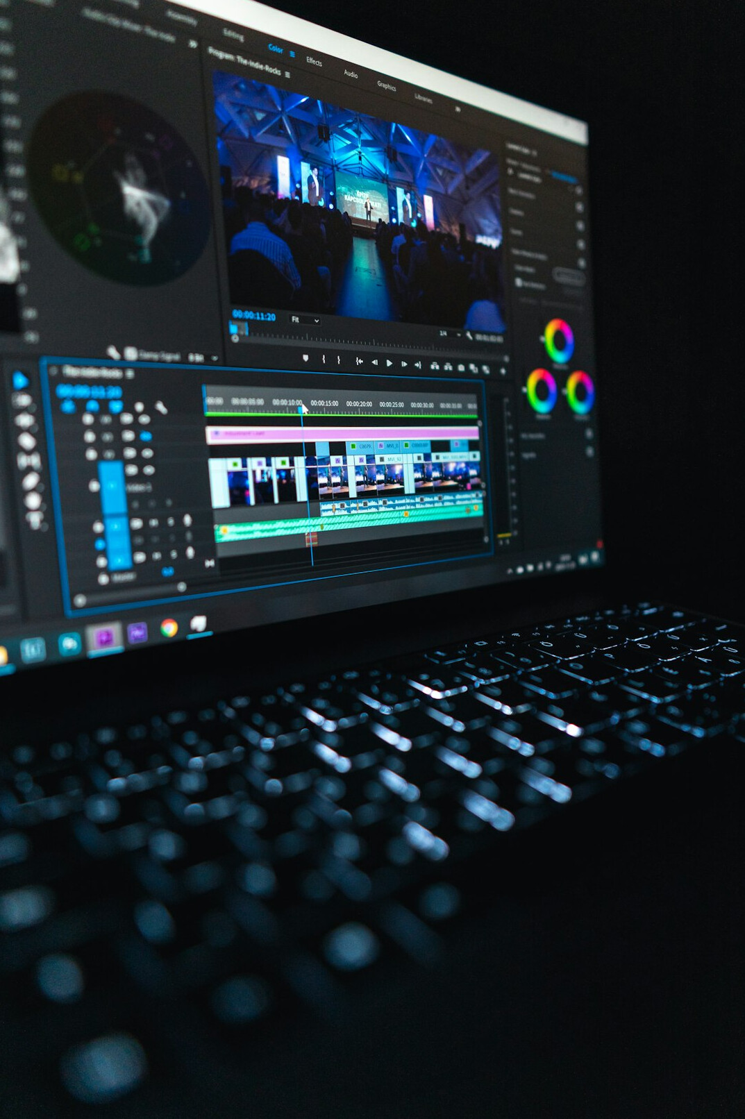 team video editing
