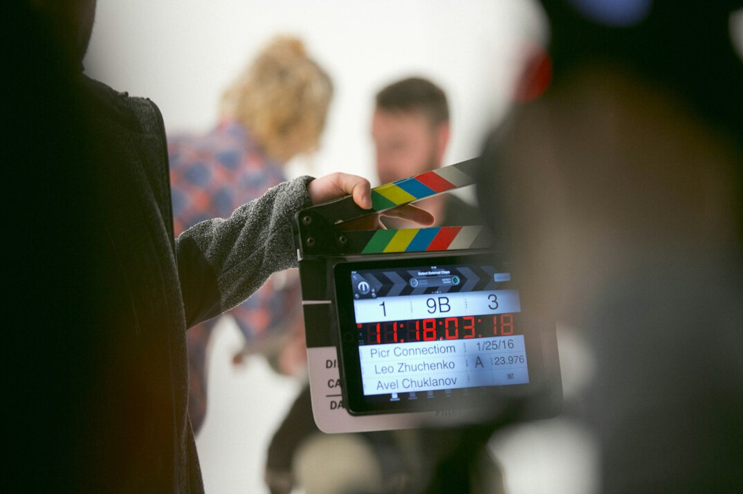 filmmaker directing scene