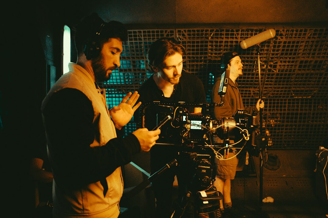 cinematic film scene