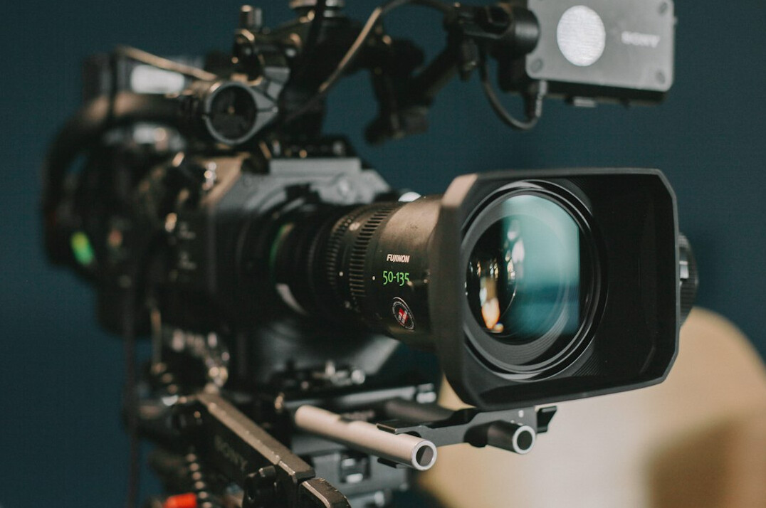 filmmaker with advanced camera